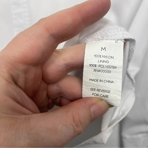 Sportsman's Warehouse Fish Gear White Button Down Shirt Vented Nylon M Outdoor - Picture 4 of 9